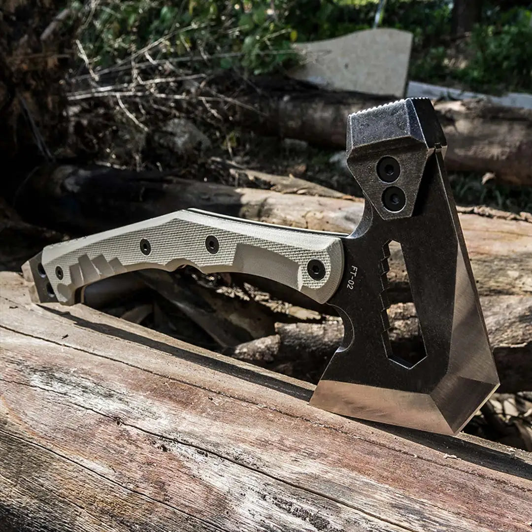 HX OUTDOORS Mercenarys Full Tang Camping Survival Touris Axe Hatchet Tactical Multifunctional Hunting Tools Tomahawk Hammer