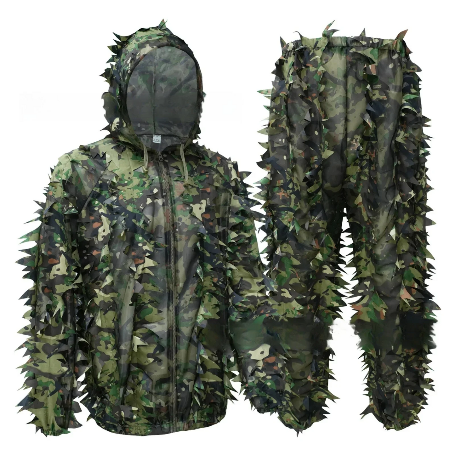 Summer Bionic Camouflage Hunting Suit Quick-Dry Breathable Outdoor Bird Watching Real CS Game Training Clothes