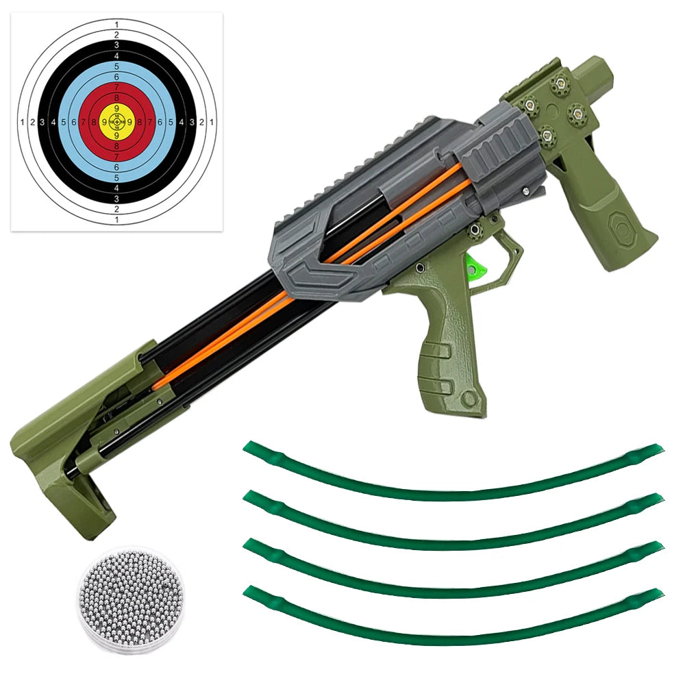 Multi functional arrow launch slingshot,automatic-fire trigger slingshot, Heavy duty continuous launch catapult