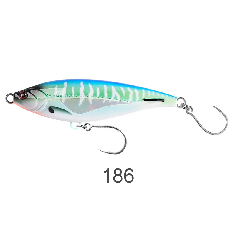 NOEBY Sinking Pencil Fishing Lure 115mm 43g 150mm 85g Long Casting,Artificial Hard Bait for Sea Bass Tuna,Stickbait Fishing Lure