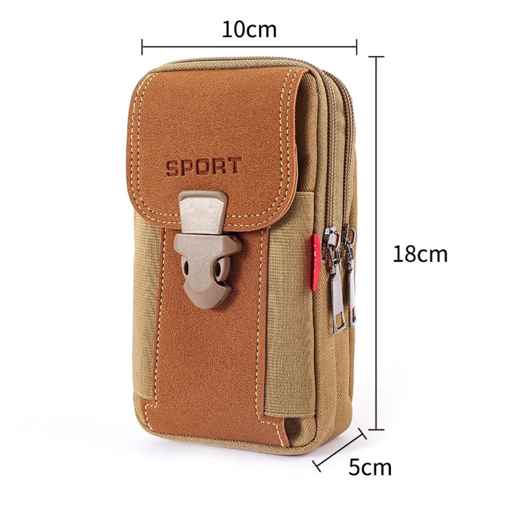 EDC Molle Bag Men Tactical Molle Pouch Belt Coin Purse Waist Bag Outdoor Waist Fanny Pack Phone Pouch Camping Bags