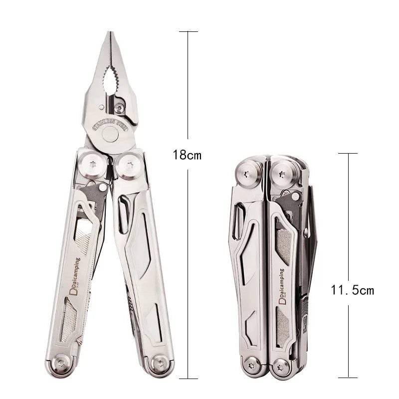 DL30 Multitools Hand Diy Multi Tools Multi-tool Clamp Folding Knives Scissor Cutters EDC Survival Gear Manual Pliers