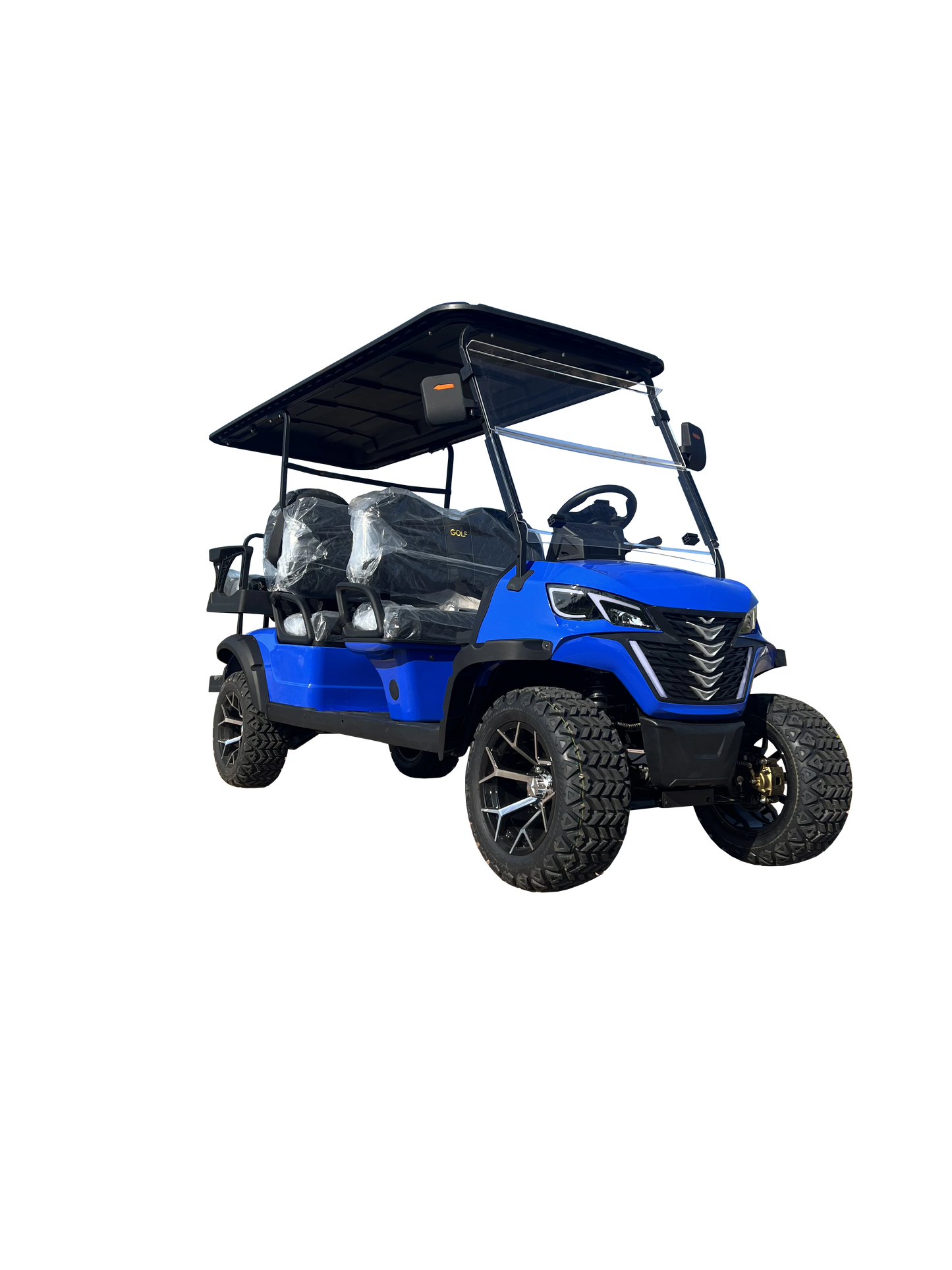 2026 4/6 Seats Electric off-Road Golf Trolley Cart 4 Wheels Mobile Scooter Scenic Spot Golf Buggy
