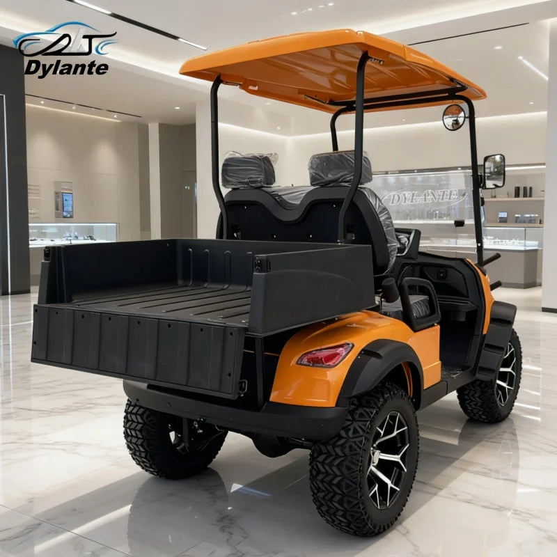 Introducing The All-New Right-Hand Drive Electric Golf Cart A Van Equipped With A 4kW Motor And A Hunting Multi-Purpose Trolley