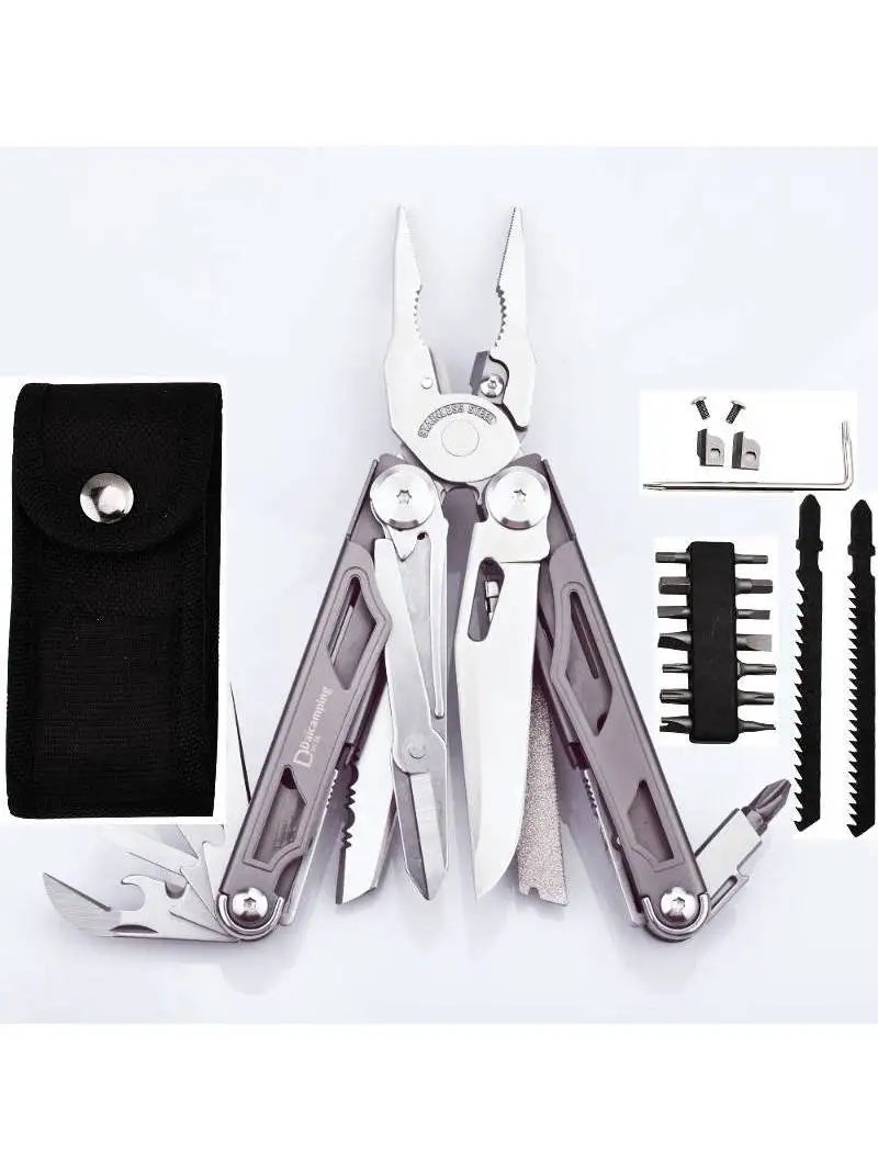 DL30 Multitools Hand Diy Multi Tools Multi-tool Clamp Folding Knives Scissor Cutters EDC Survival Gear Manual Pliers