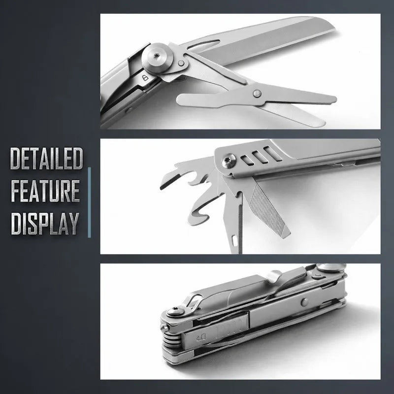 Multifunctional Sharp Pocket EDC Gear Portable Carry Utility Cutter Camping Survival Scissor Cutting Tool  Folding Saw Outdoor