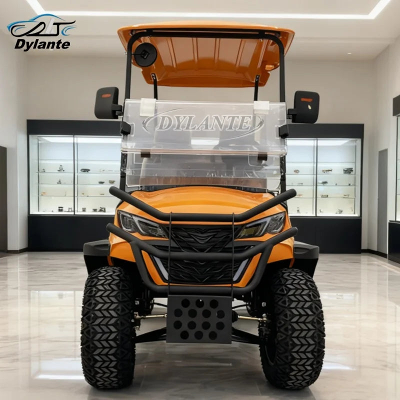 Introducing The All-New Right-Hand Drive Electric Golf Cart A Van Equipped With A 4kW Motor And A Hunting Multi-Purpose Trolley