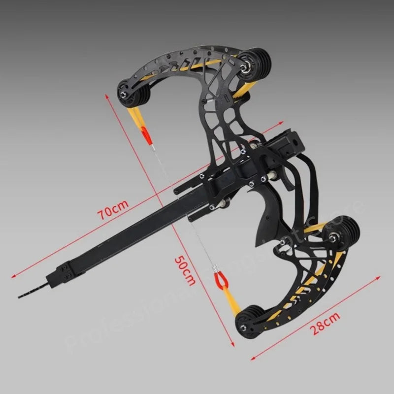 High precision hunting steel ball slingshot laser all metal slingshot composite bow steel mini composite bow set