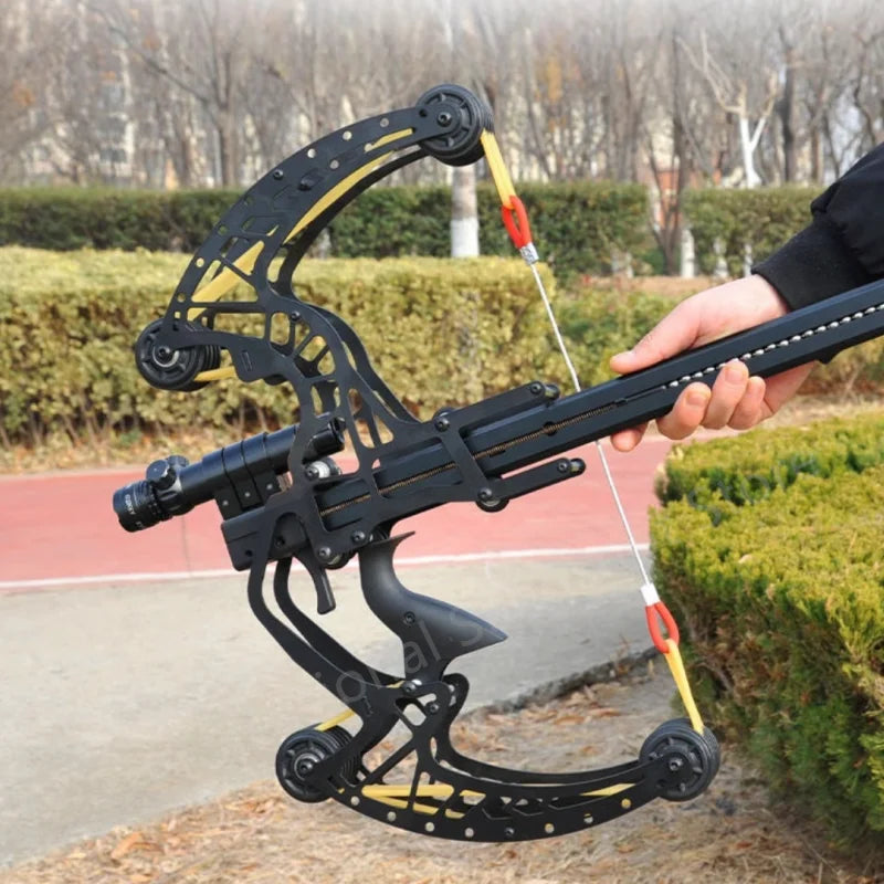 High precision hunting steel ball slingshot laser all metal slingshot composite bow steel mini composite bow set
