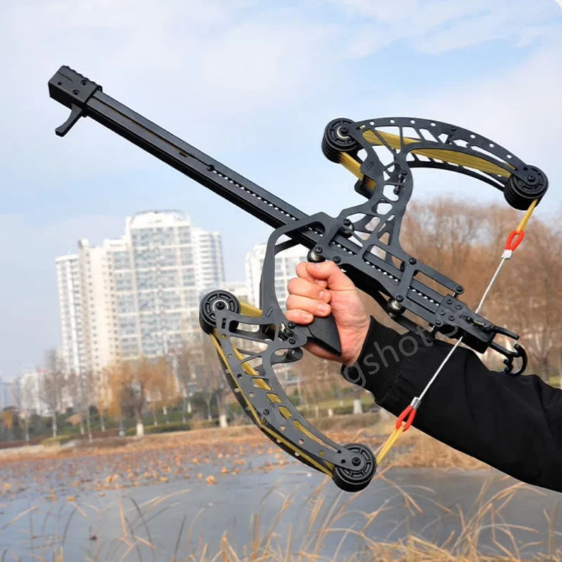 High precision hunting steel ball slingshot laser all metal slingshot composite bow steel mini composite bow set