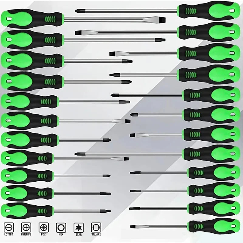 100pcs Screwdriver Set Insulated Magnetic Screwdriver Tool With Plastic Holder
