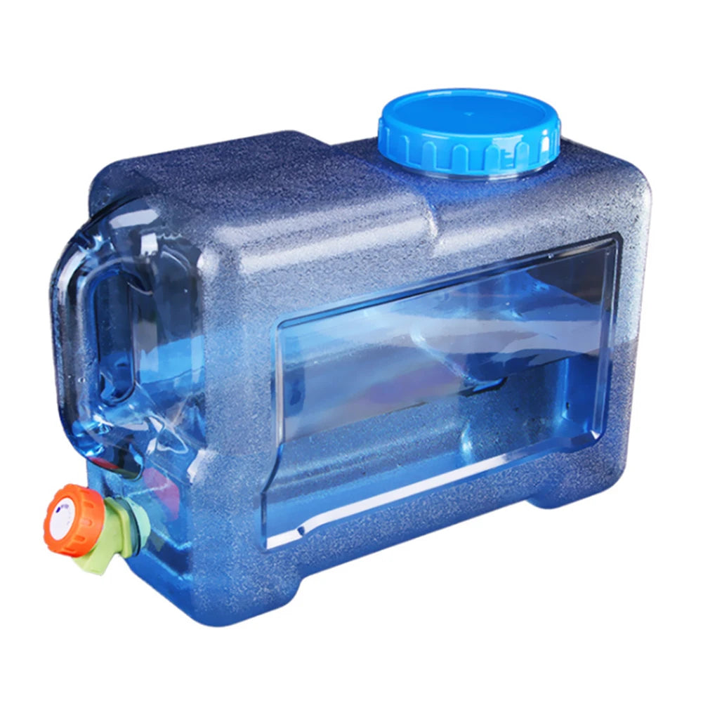 5/10/18/20/22L Portable Car Water Bucket Driving Pure Water Tank Container with Faucet Outdoor Camping Cooking Picnic Hiking