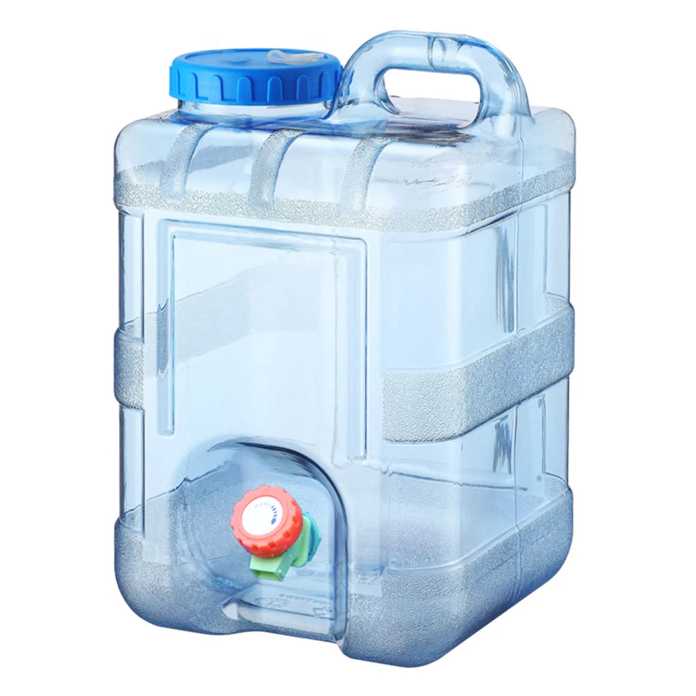 5/10/18/20/22L Portable Car Water Bucket Driving Pure Water Tank Container with Faucet Outdoor Camping Cooking Picnic Hiking