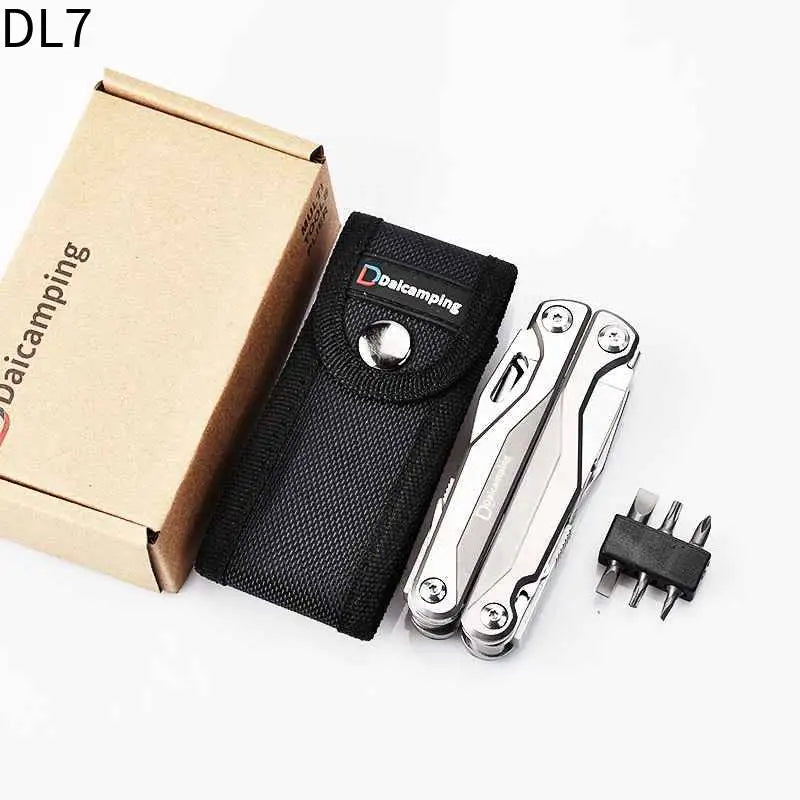 Daicamping DL1B Extra Cutter Scissors Saw Clamp Multi Tools / Clip Pliers Multifunctional Foldable EDC Folding Knife Multitools