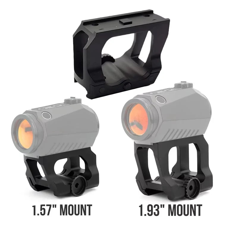 Aluminum T02 T02 Adjustable Scope Unity Riser Mount Dot site Sight Lift Quick Detach 1.57 1.93 inch 20mm Rail Protective Cover