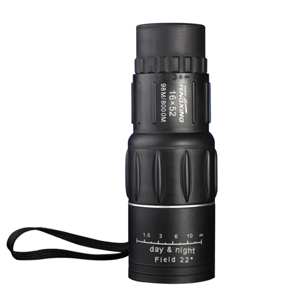 16x52 Zoom Telescope HD Portable Strong Binoculars Long Range Professional Monocular 66M/8000M For Hunting Camping