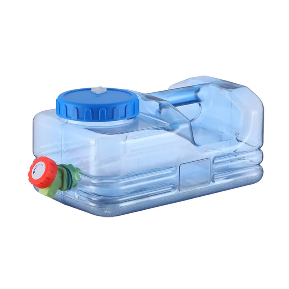 5/10/18/20/22L Portable Car Water Bucket Driving Pure Water Tank Container with Faucet Outdoor Camping Cooking Picnic Hiking