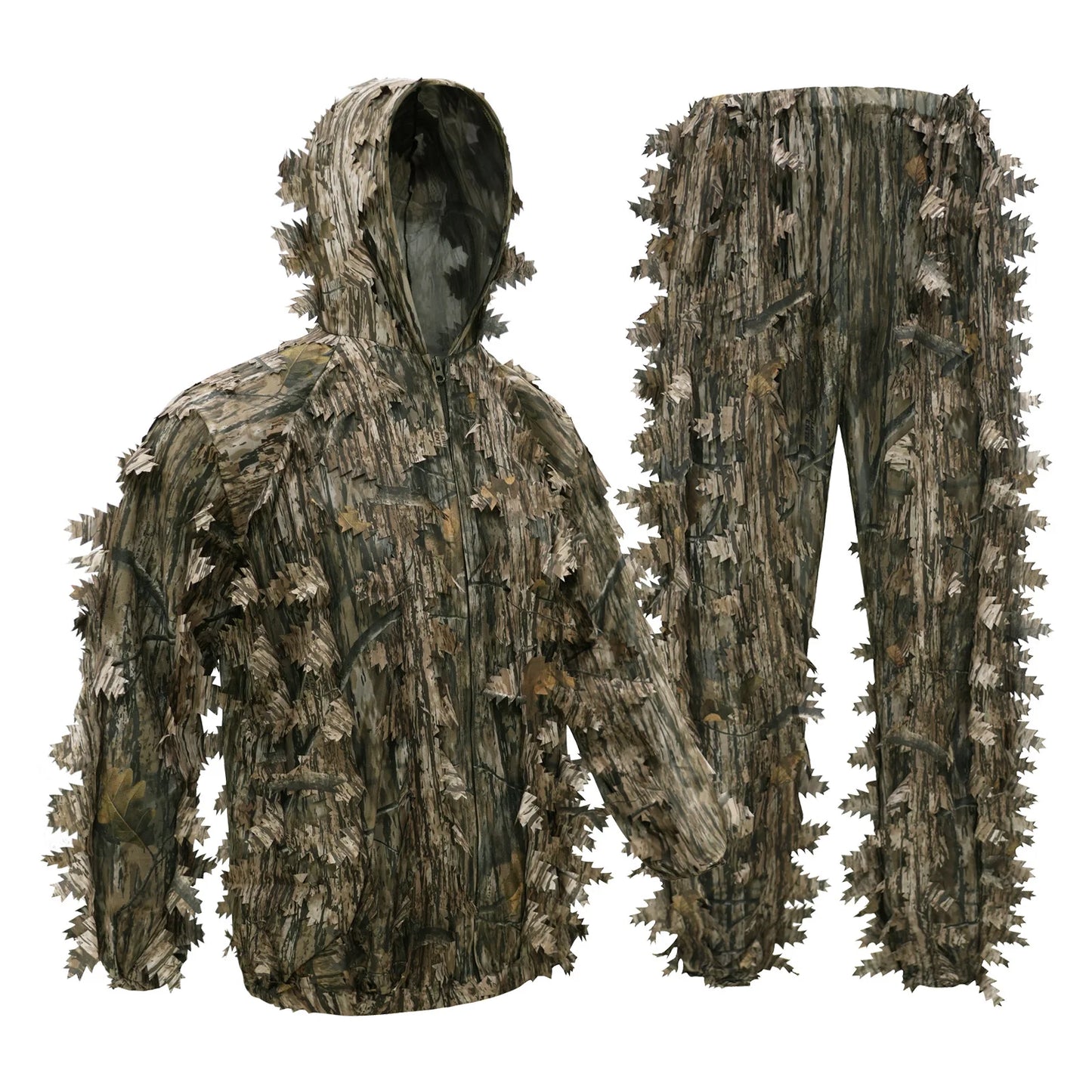 Summer Bionic Camouflage Hunting Suit Quick-Dry Breathable Outdoor Bird Watching Real CS Game Training Clothes