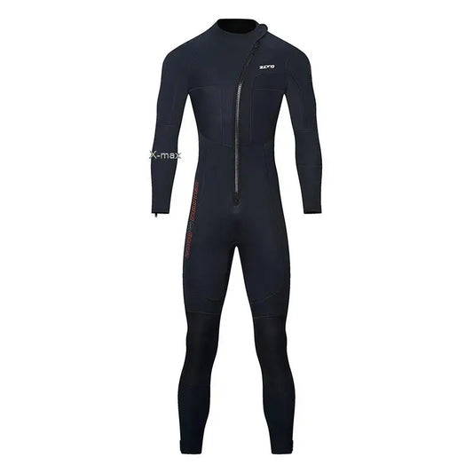 5mm Neoprene Wetsuit One-piece Women Men Long-sleeved Diving Suit Scuba Spearfishing Surfing Warm Swimsuit Equipment