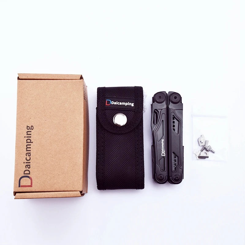 Daicamping DL1B Extra Cutter Scissors Saw Clamp Multi Tools / Clip Pliers Multifunctional Foldable EDC Folding Knife Multitools