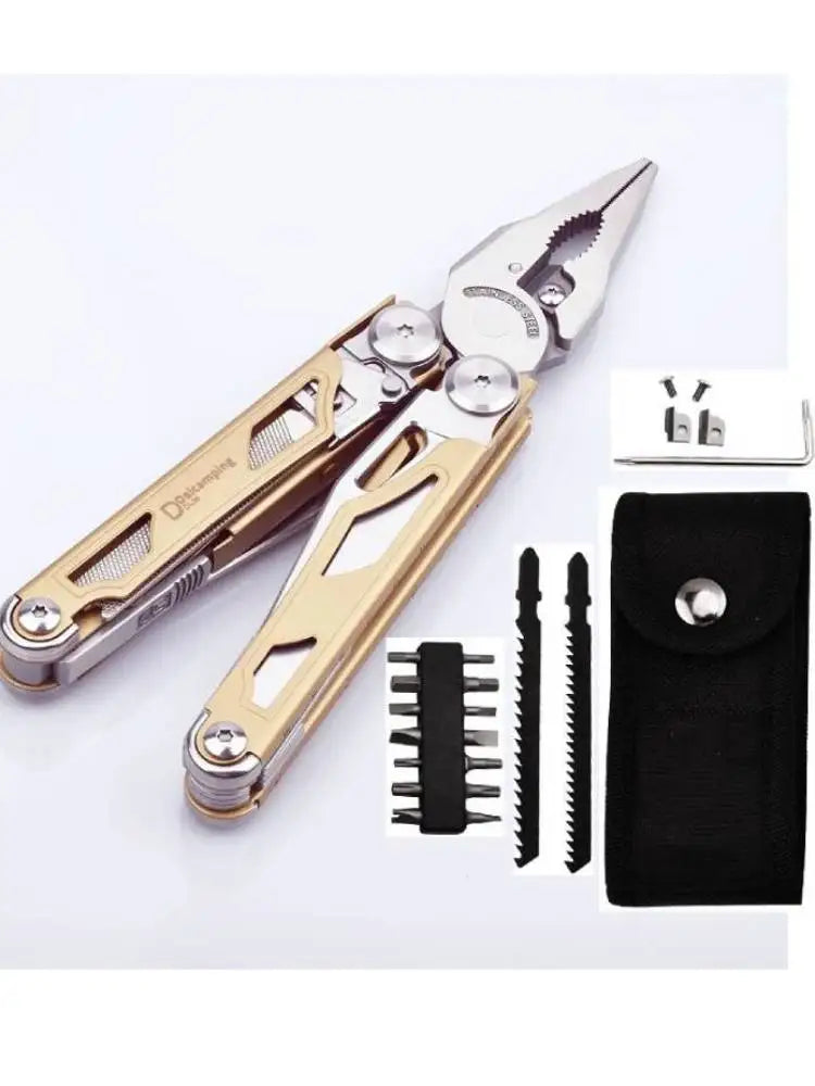 DL30 Multitools Hand Diy Multi Tools Multi-tool Clamp Folding Knives Scissor Cutters EDC Survival Gear Manual Pliers