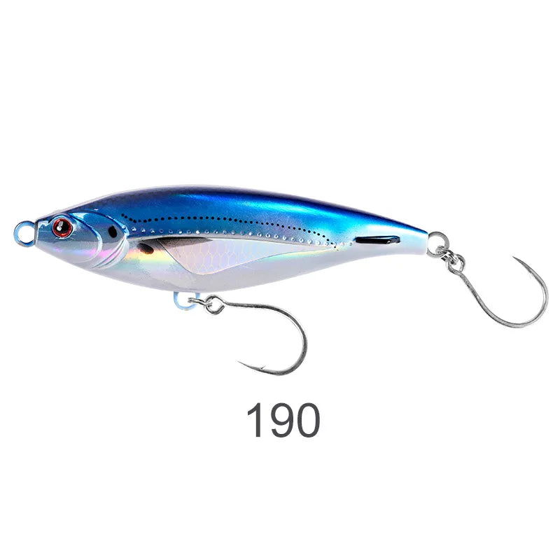 NOEBY Sinking Pencil Fishing Lure 115mm 43g 150mm 85g Long Casting,Artificial Hard Bait for Sea Bass Tuna,Stickbait Fishing Lure