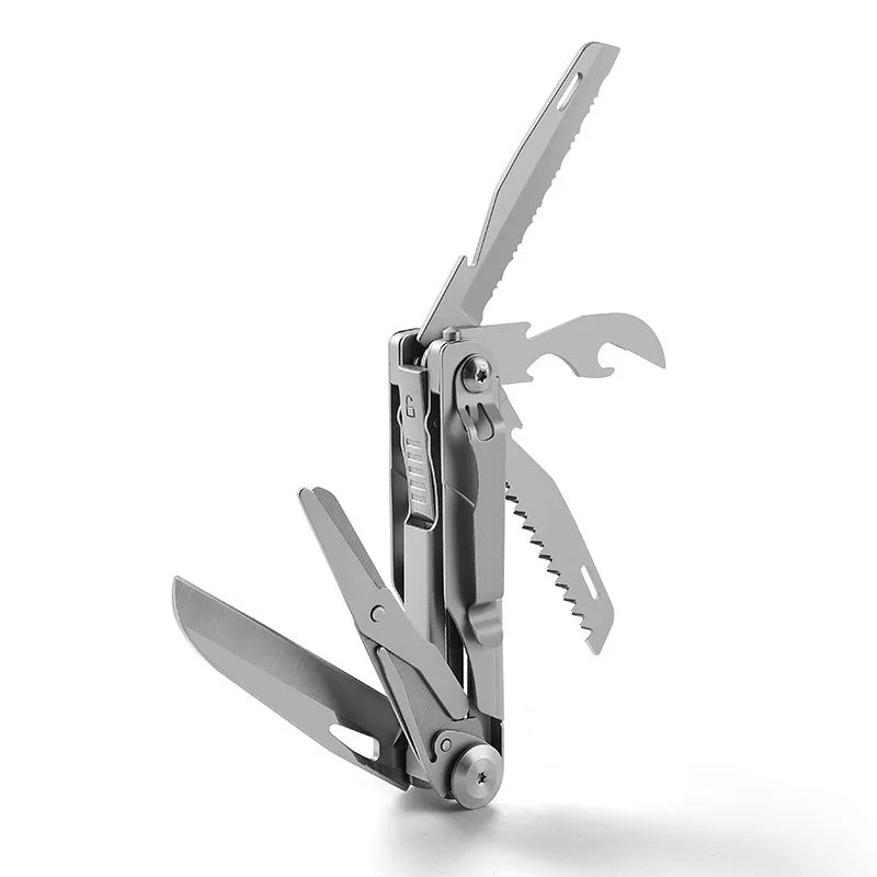 Multifunctional Sharp Pocket EDC Gear Portable Carry Utility Cutter Camping Survival Scissor Cutting Tool  Folding Saw Outdoor