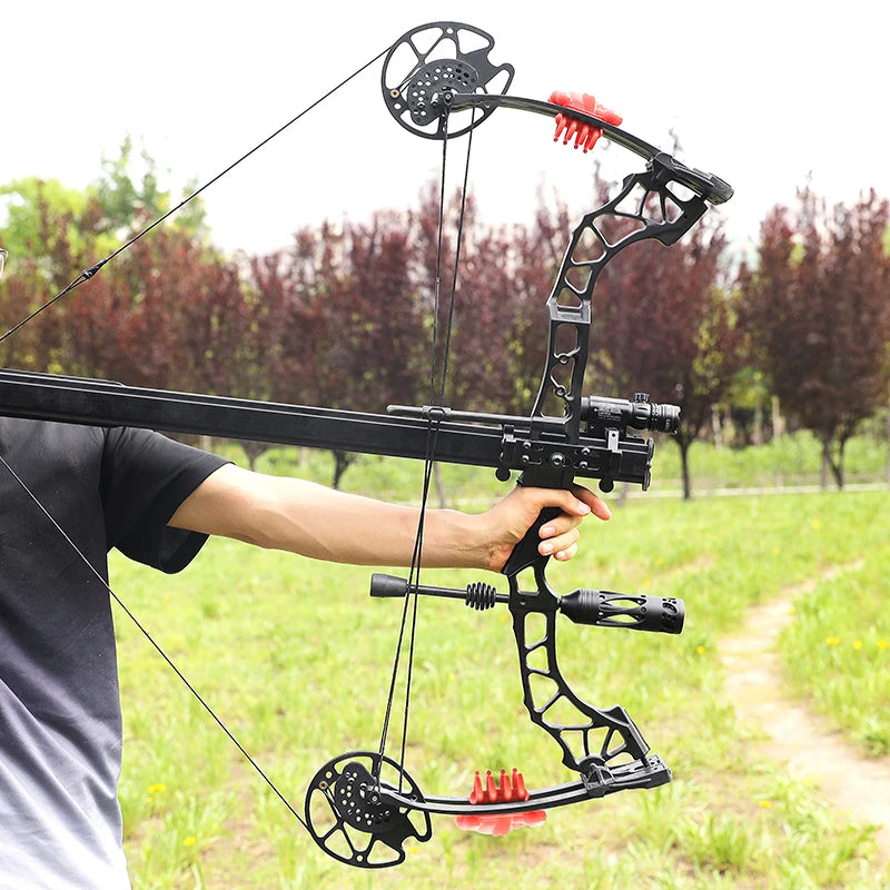Bow Rapid Arrow Launching Archery Arrow Launcher Compound Bow Hunting Targeting Shooting Laser Sight Scope Bow Accessories