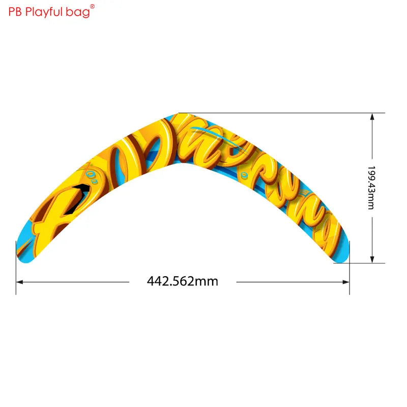 Professional EVA Outdoor Flight Boomerang Adult Child Outdoor Sports Game Toy Soft Safety Boomerang AC164