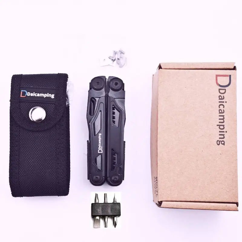 Daicamping DL1B Extra Cutter Scissors Saw Clamp Multi Tools / Clip Pliers Multifunctional Foldable EDC Folding Knife Multitools