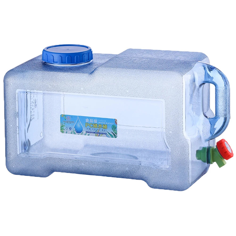 5/10/18/20/22L Portable Car Water Bucket Driving Pure Water Tank Container with Faucet Outdoor Camping Cooking Picnic Hiking