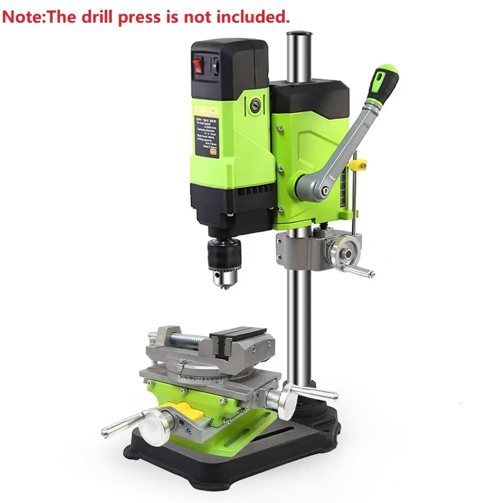 ALLSOME 2 in 1 Milling Drilling Precision Vise Swivel Base Table Aluminium Alloy Compound Worktable