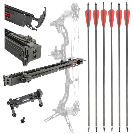 Bow Rapid Arrow Launching Archery Arrow Launcher Compound Bow Hunting Targeting Shooting Laser Sight Scope Bow Accessories
