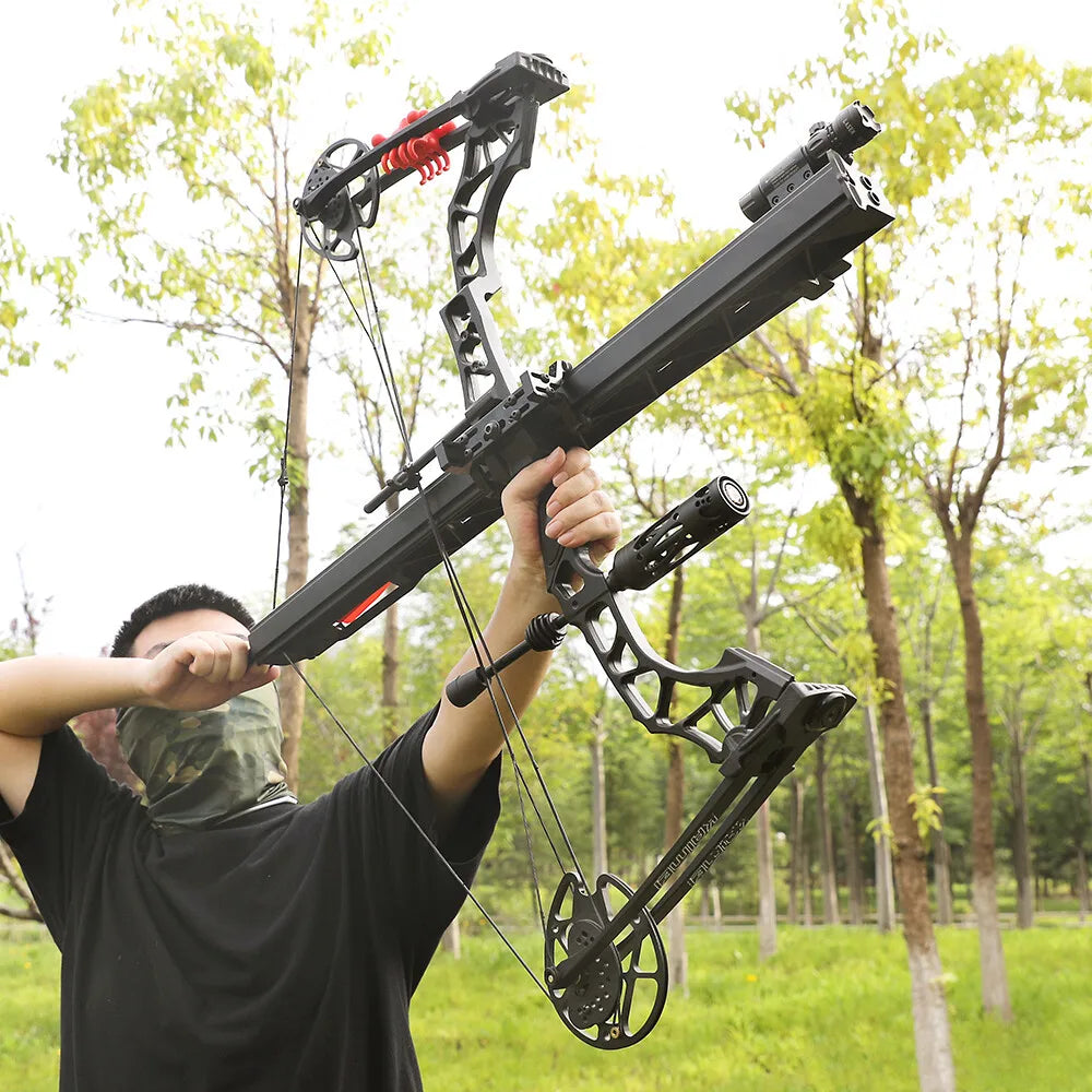 Bow Rapid Arrow Launching Archery Arrow Launcher Compound Bow Hunting Targeting Shooting Laser Sight Scope Bow Accessories
