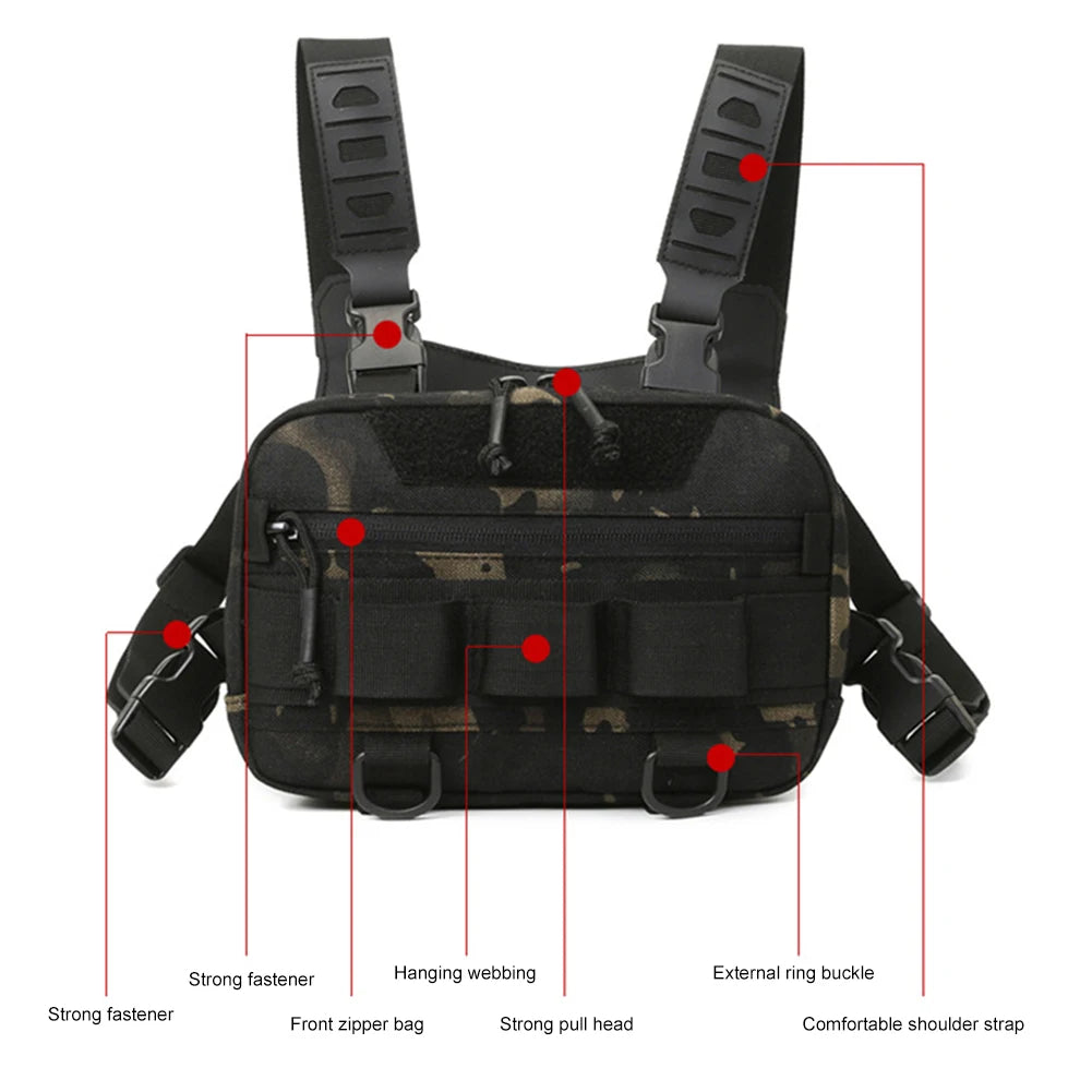 Fishing Tackle Bags Waist Fanny Pack Fishing Lures Line Box Utility Storage Accessories Outdoor Camping Shoulder Crossbody Bag