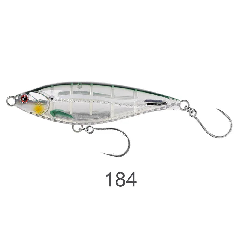 NOEBY Sinking Pencil Fishing Lure 115mm 43g 150mm 85g Long Casting,Artificial Hard Bait for Sea Bass Tuna,Stickbait Fishing Lure