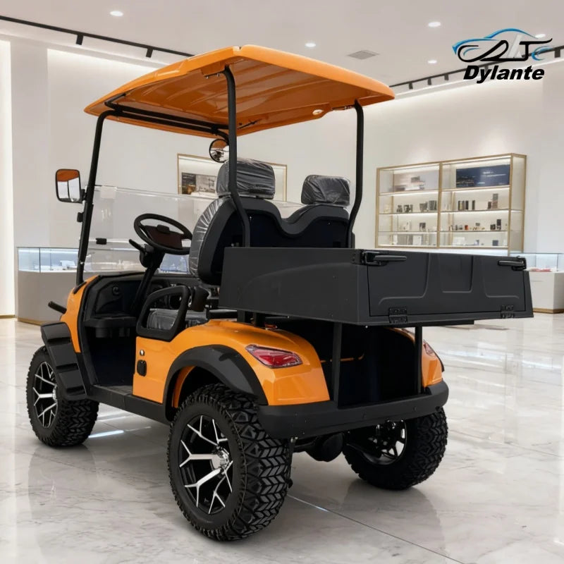 Introducing The All-New Right-Hand Drive Electric Golf Cart A Van Equipped With A 4kW Motor And A Hunting Multi-Purpose Trolley