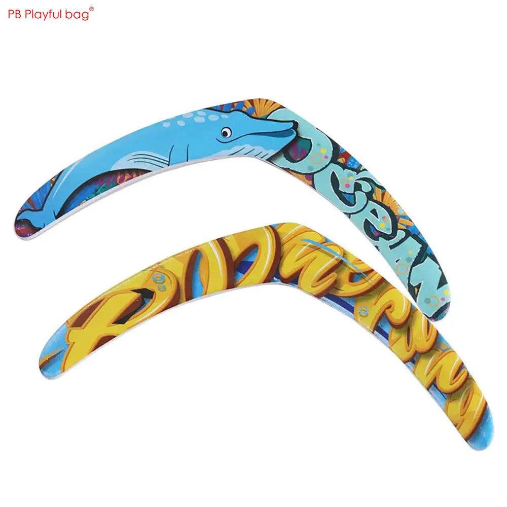 Professional EVA Outdoor Flight Boomerang Adult Child Outdoor Sports Game Toy Soft Safety Boomerang AC164