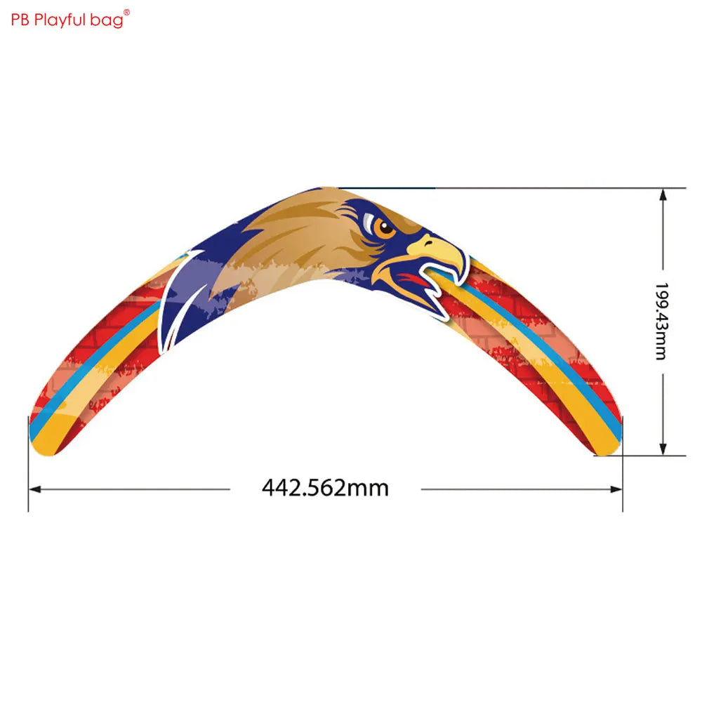 Professional EVA Outdoor Flight Boomerang Adult Child Outdoor Sports Game Toy Soft Safety Boomerang AC164