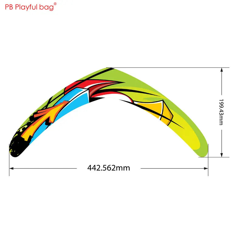Professional EVA Outdoor Flight Boomerang Adult Child Outdoor Sports Game Toy Soft Safety Boomerang AC164