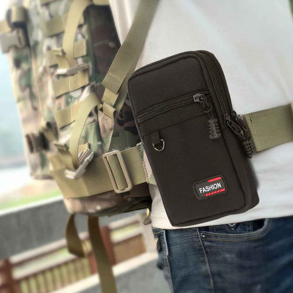 EDC Molle Bag Men Tactical Molle Pouch Belt Coin Purse Waist Bag Outdoor Waist Fanny Pack Phone Pouch Camping Bags