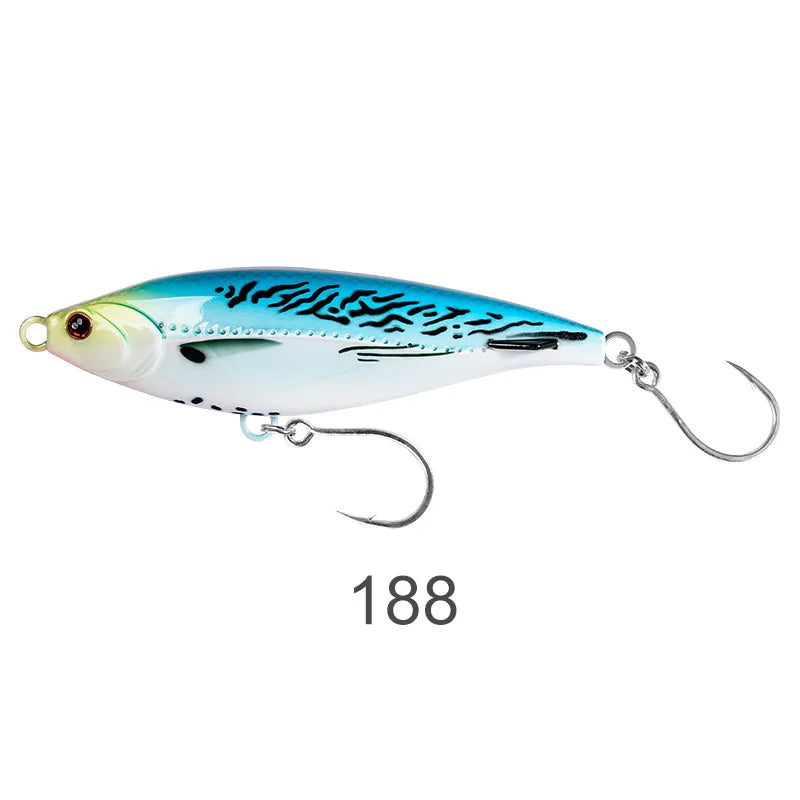 NOEBY Sinking Pencil Fishing Lure 115mm 43g 150mm 85g Long Casting,Artificial Hard Bait for Sea Bass Tuna,Stickbait Fishing Lure