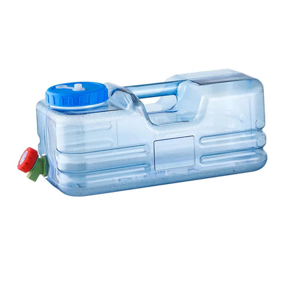 5/10/18/20/22L Portable Car Water Bucket Driving Pure Water Tank Container with Faucet Outdoor Camping Cooking Picnic Hiking