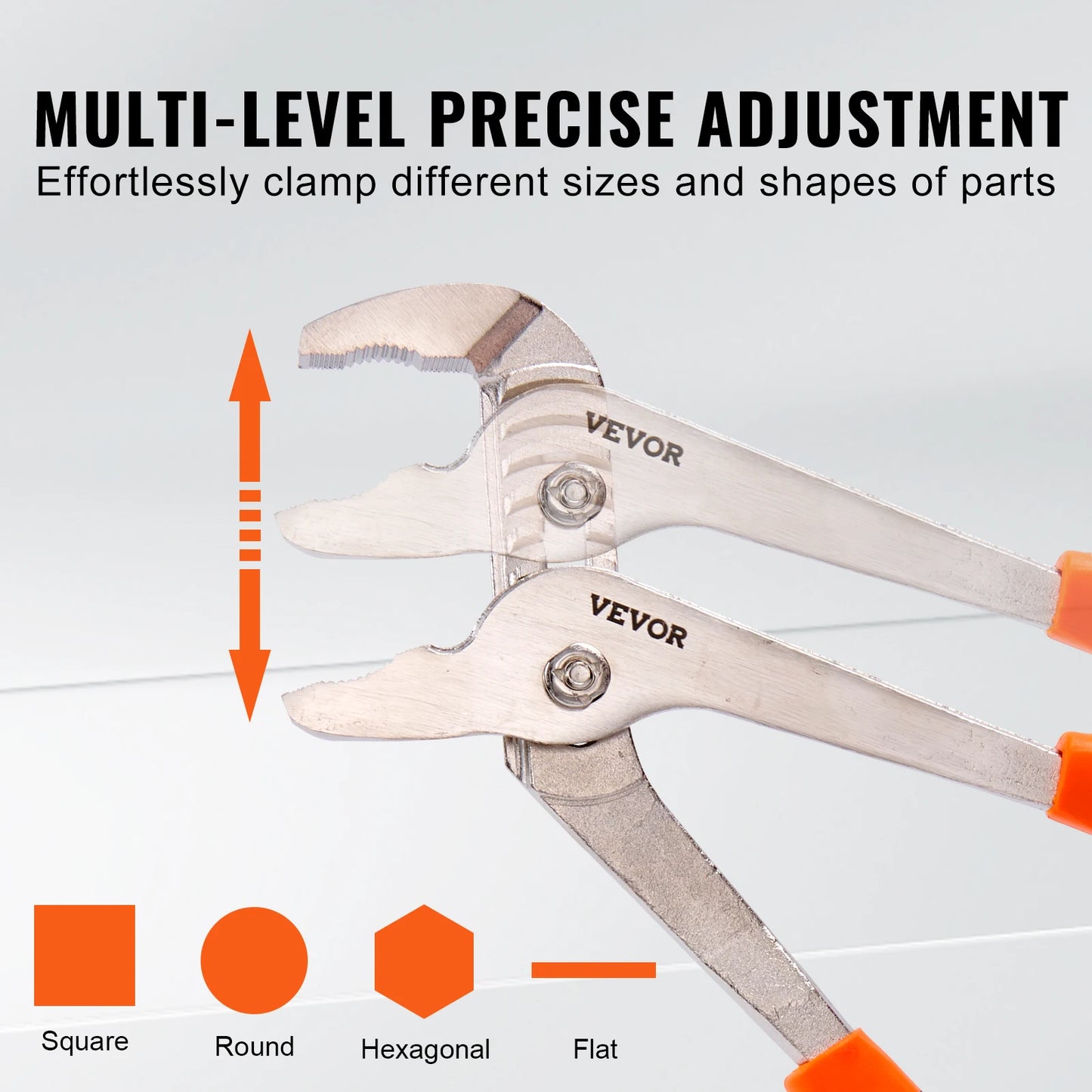 8-Piece Pliers Set High Carbon Steel 12"/10"/8" Groove Joint Pliers 8" Linesman's Pliers 8" Long Nose Pliers