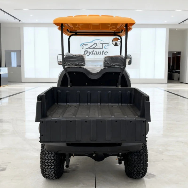 Introducing The All-New Right-Hand Drive Electric Golf Cart A Van Equipped With A 4kW Motor And A Hunting Multi-Purpose Trolley