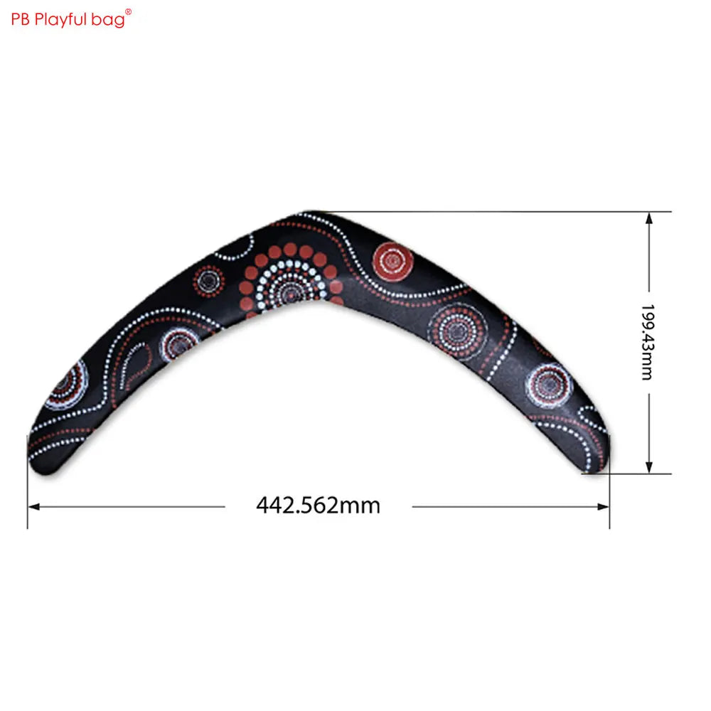 Professional EVA Outdoor Flight Boomerang Adult Child Outdoor Sports Game Toy Soft Safety Boomerang AC164
