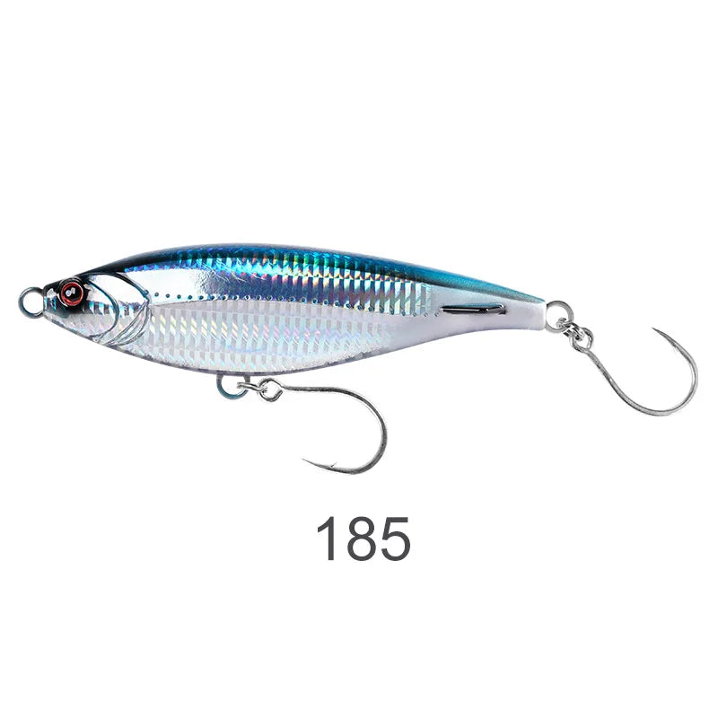 NOEBY Sinking Pencil Fishing Lure 115mm 43g 150mm 85g Long Casting,Artificial Hard Bait for Sea Bass Tuna,Stickbait Fishing Lure