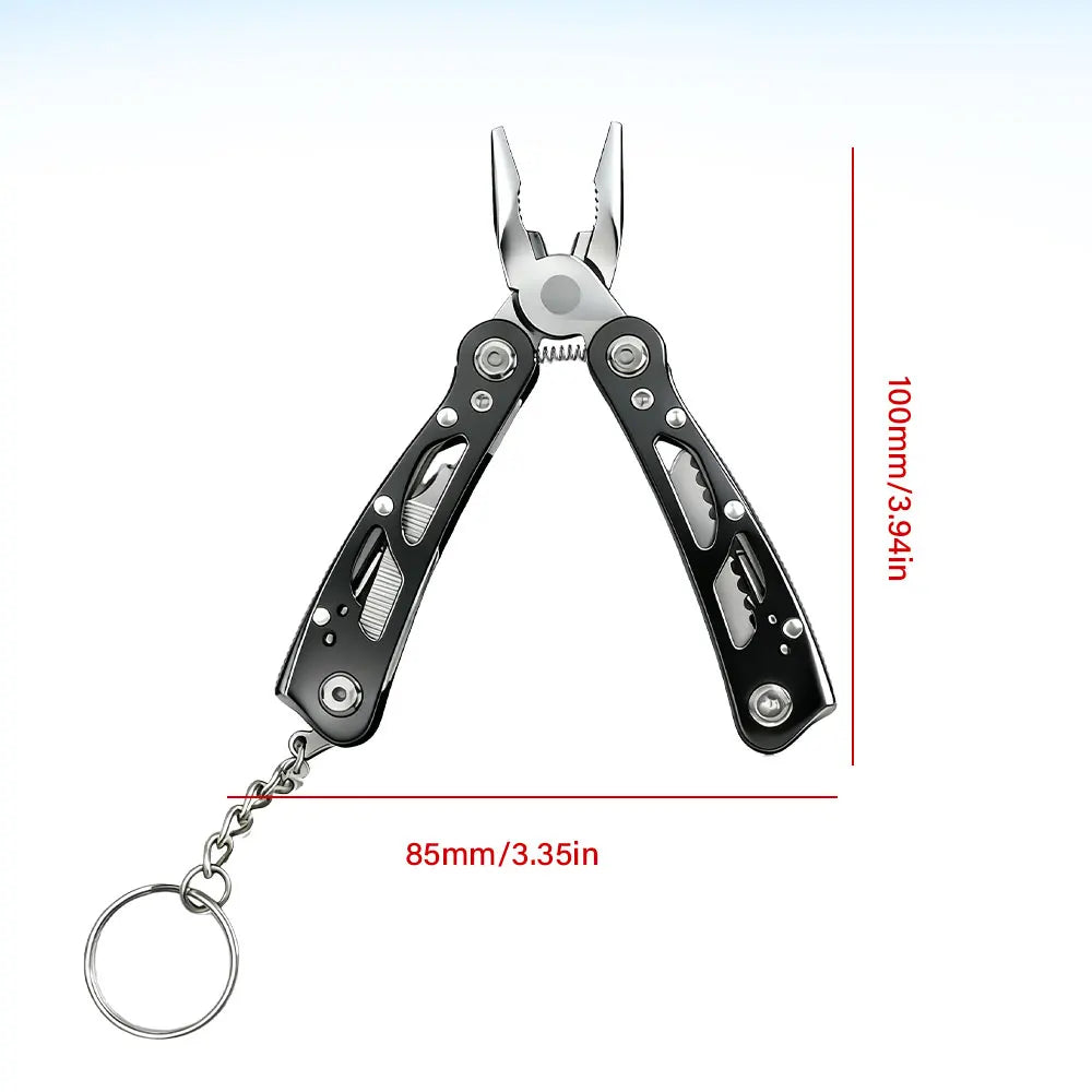 Folding Multi-tool Pocket Knife Pliers Mini Portable Fold Outdoor Hunting Rescue Survival  Multipurpose Repair Tool
