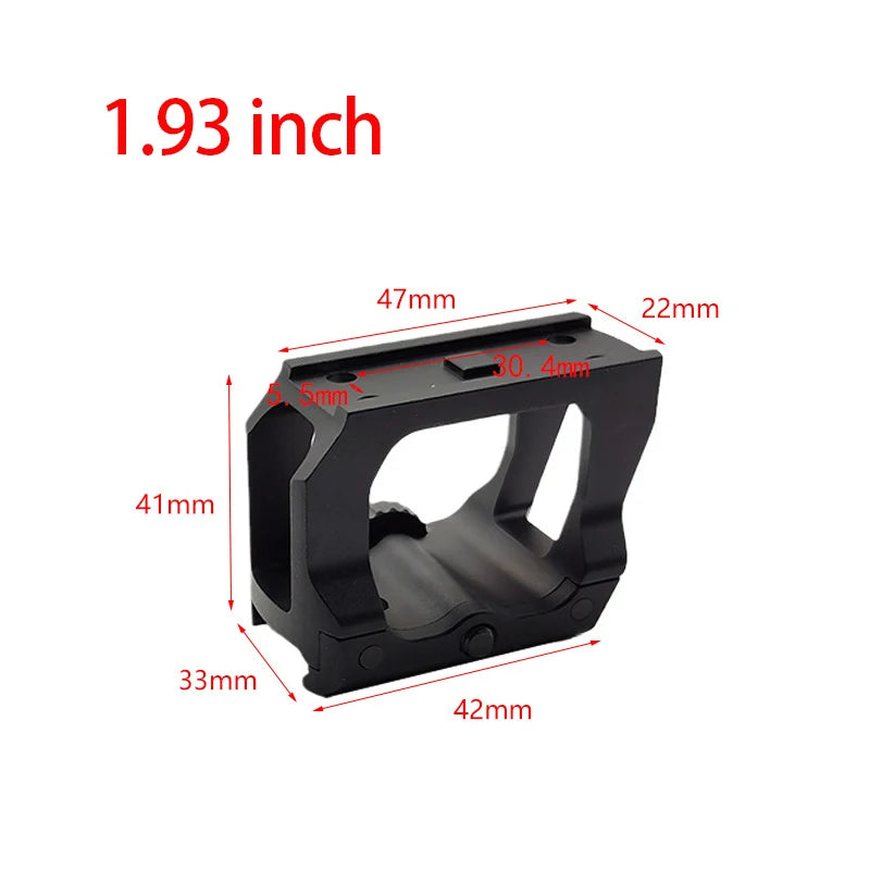 Aluminum T02 T02 Adjustable Scope Unity Riser Mount Dot site Sight Lift Quick Detach 1.57 1.93 inch 20mm Rail Protective Cover