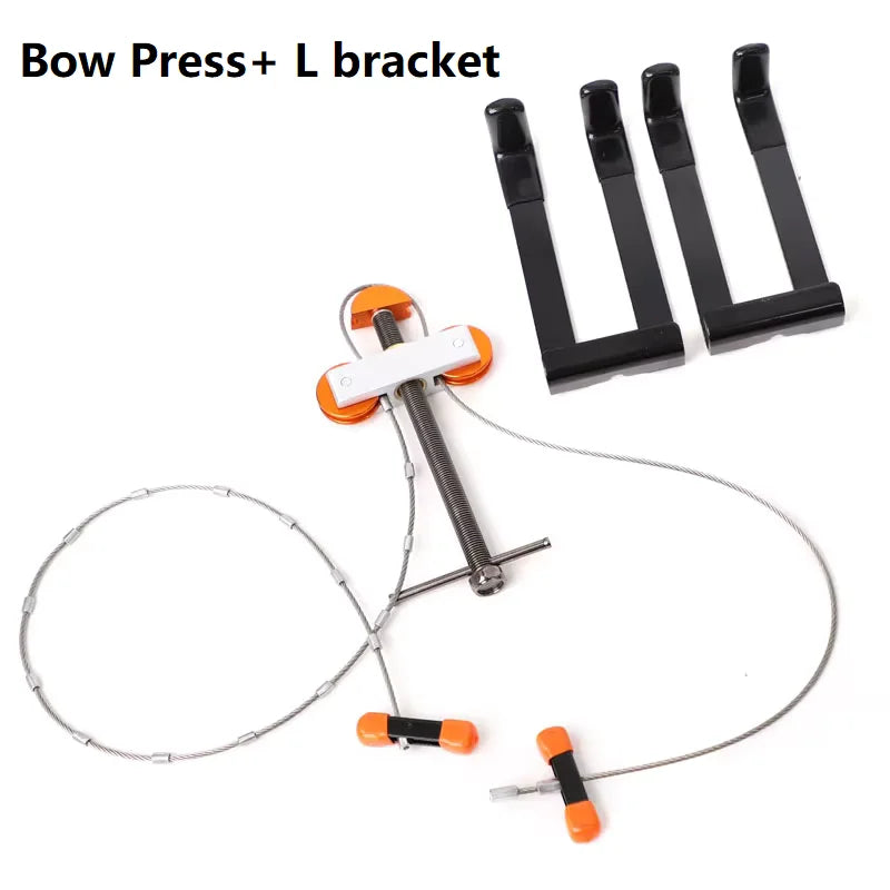 Archery Compound Bow Press Portable Bow Press L Bracket Bow Release  Outdoor Shooting Arrow Hunting Accessories